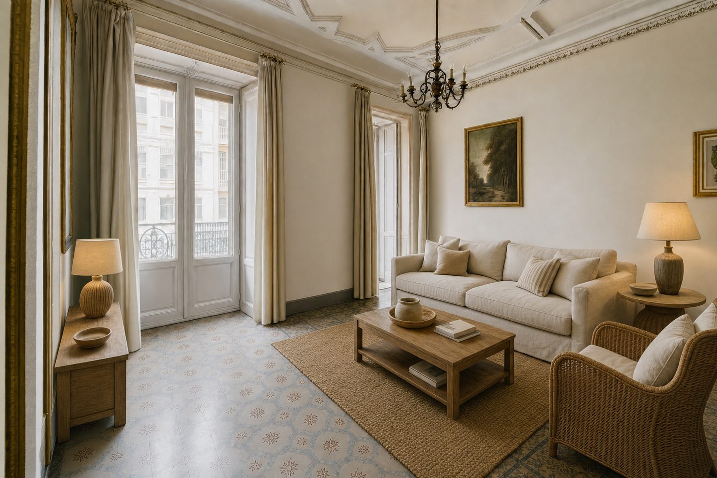 Piso señorial, Ensanche — Ambientado