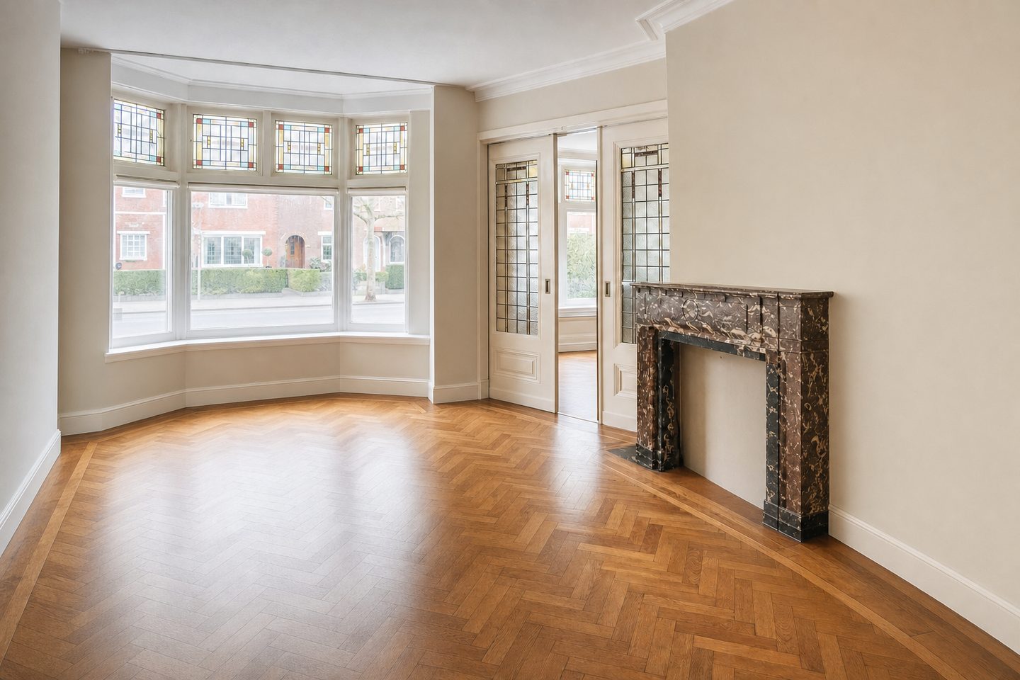 Woonkamer jaren-30, Leusderkwartier — Opgeruimd