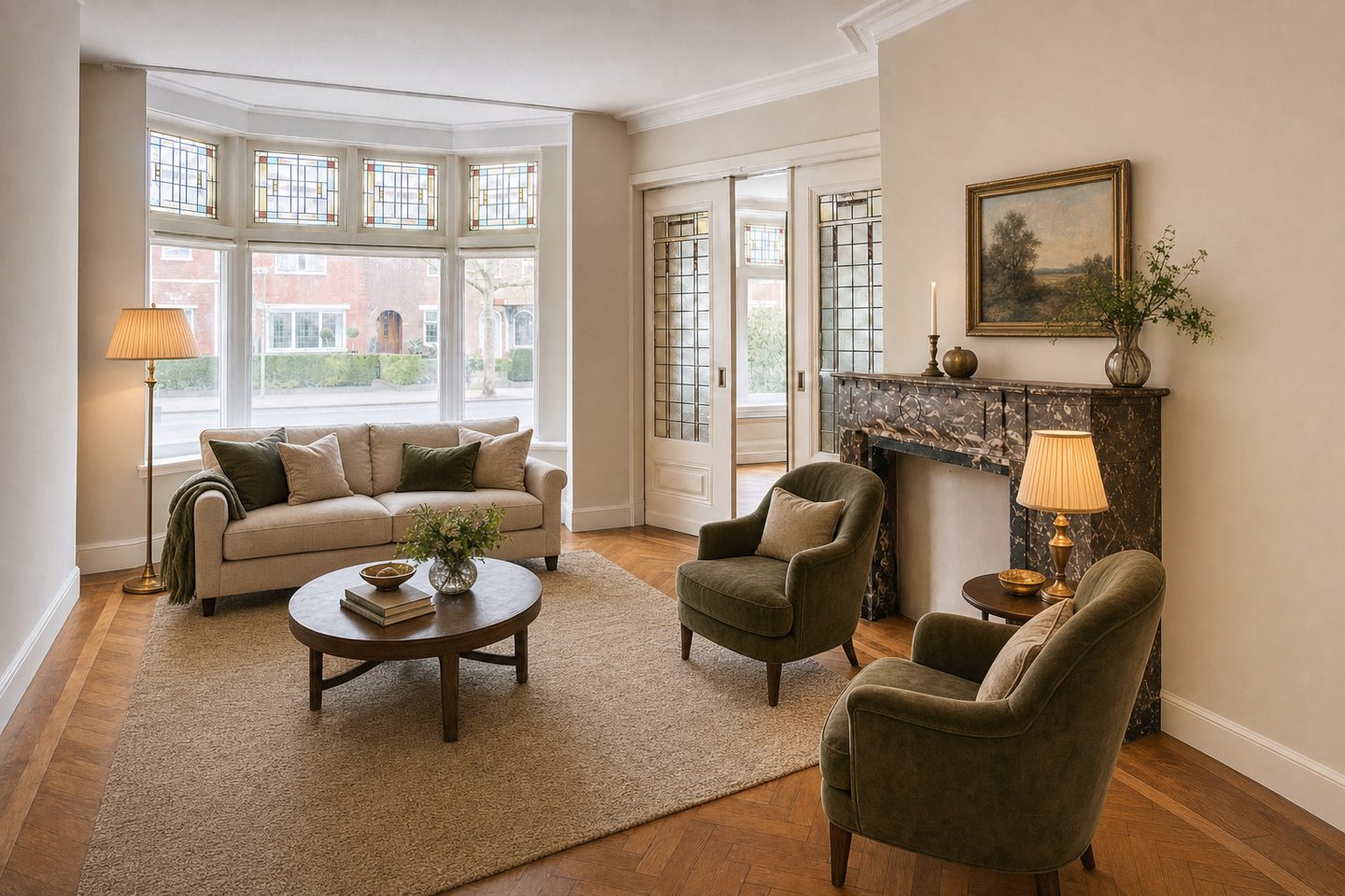 Woonkamer jaren-30, Leusderkwartier — Gestyled