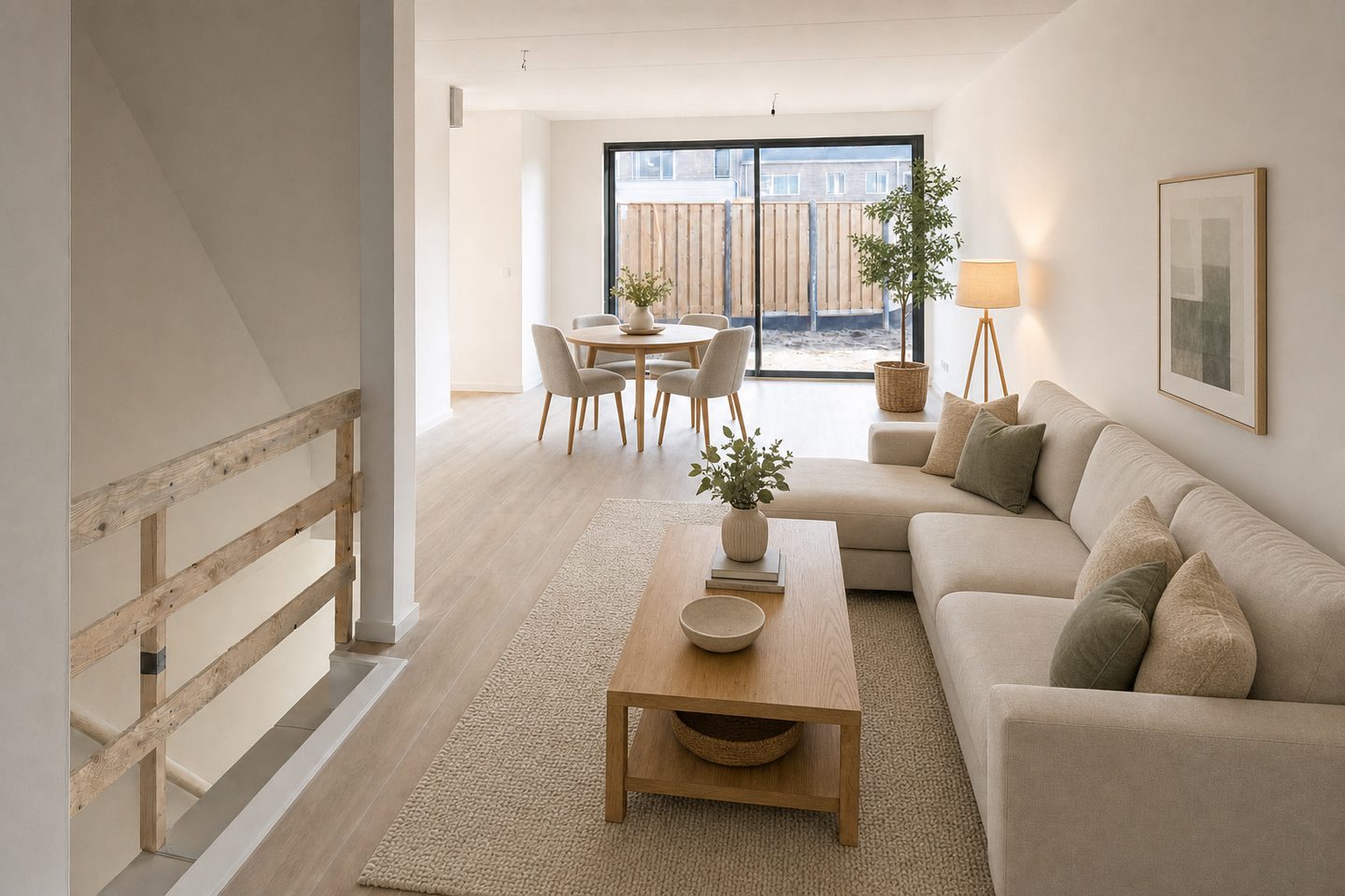 Woonkamer nieuwbouw, Vathorst — Gestyled