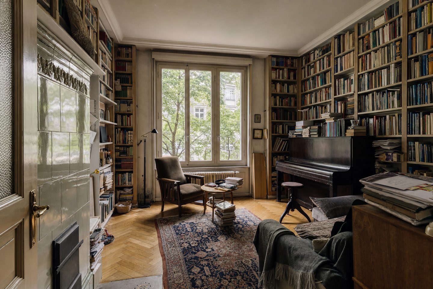 Altbau-Wohnzimmer, Länggasse — Original