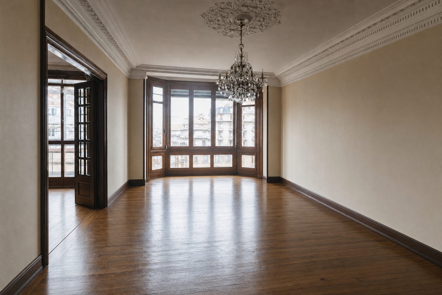 Piso señorial con mirador, Abando — Despejado