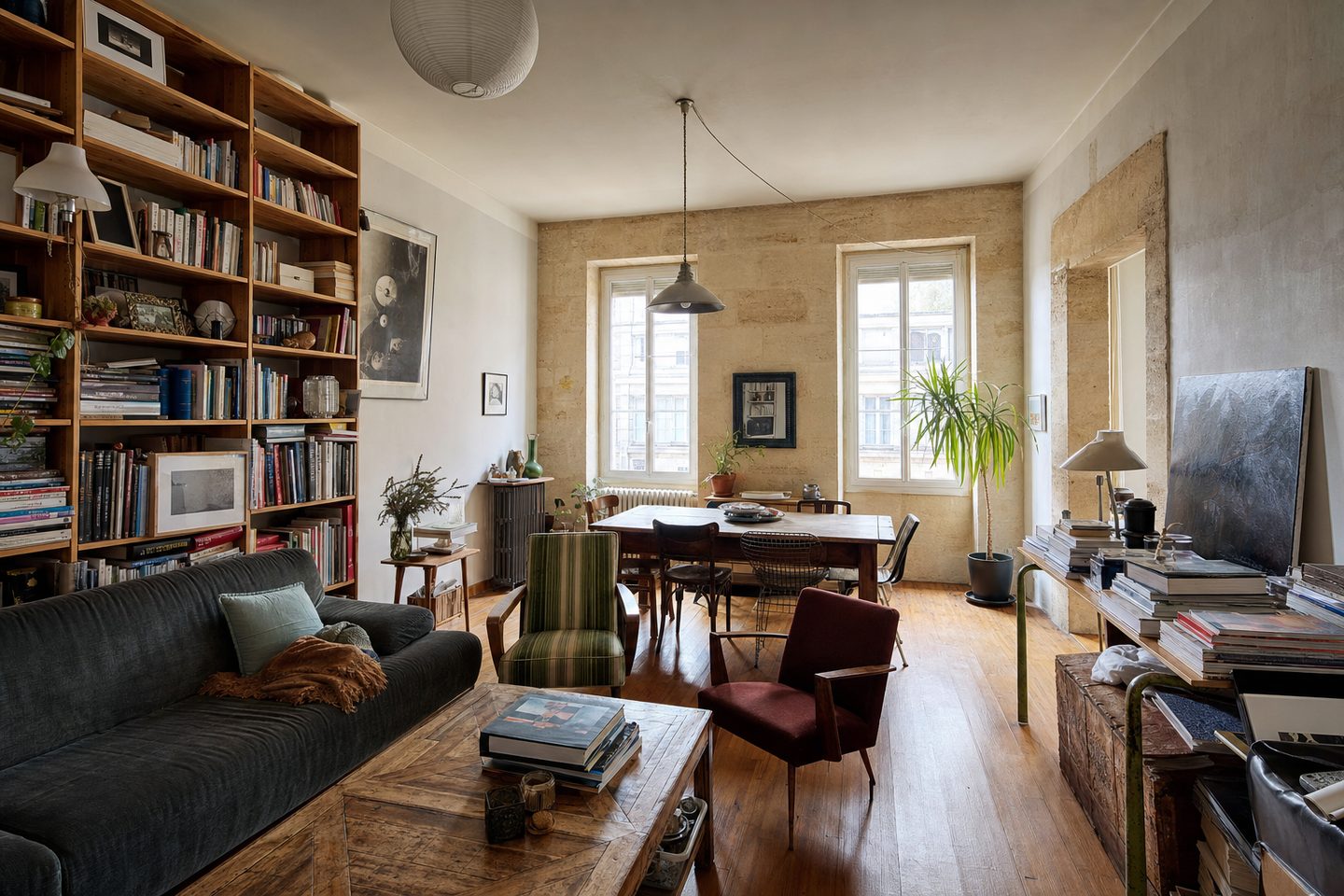 Appartement en pierre, Chartrons — Original