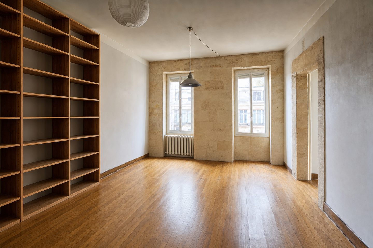 Appartement en pierre, Chartrons — Désencombré