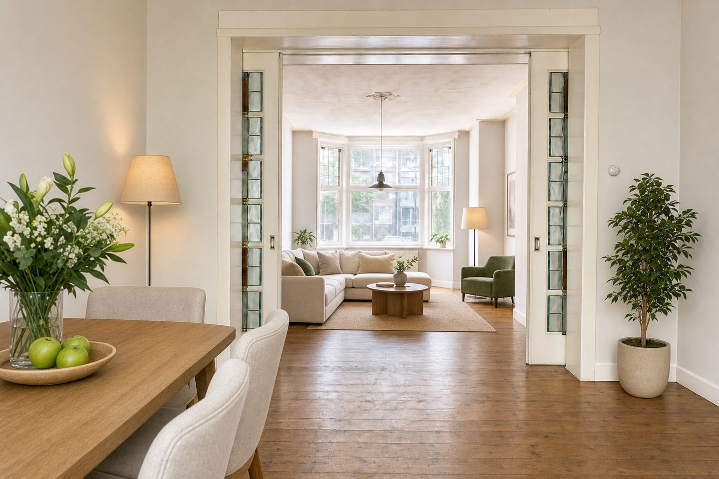 Jaren-30 woonkamer, Zandberg — Gestyled