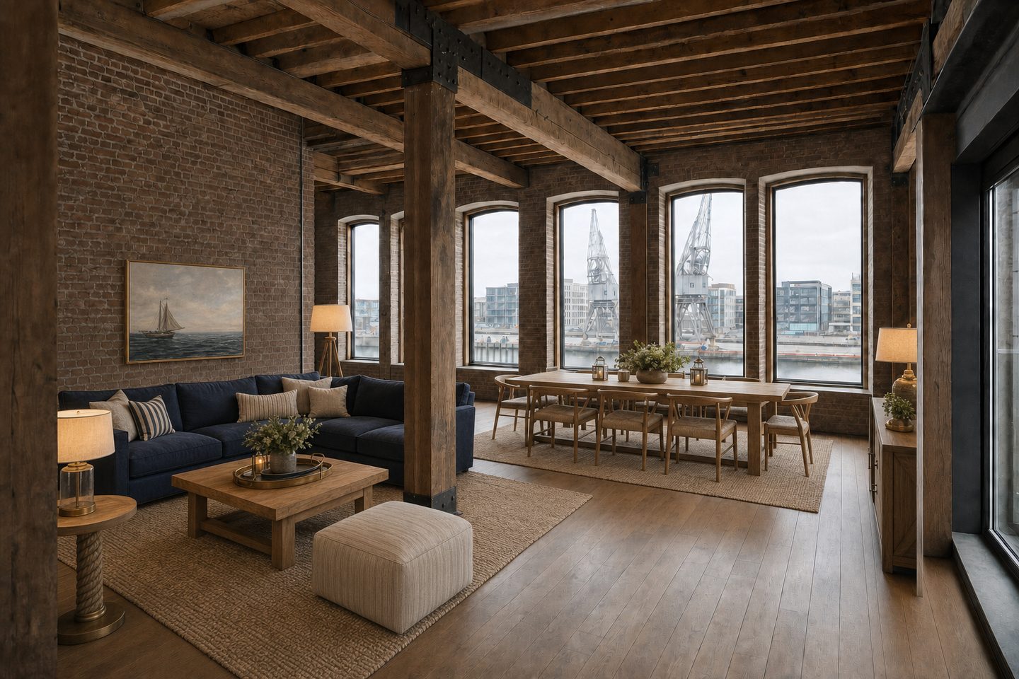 Speicher-Loft, Überseestadt — Eingerichtet