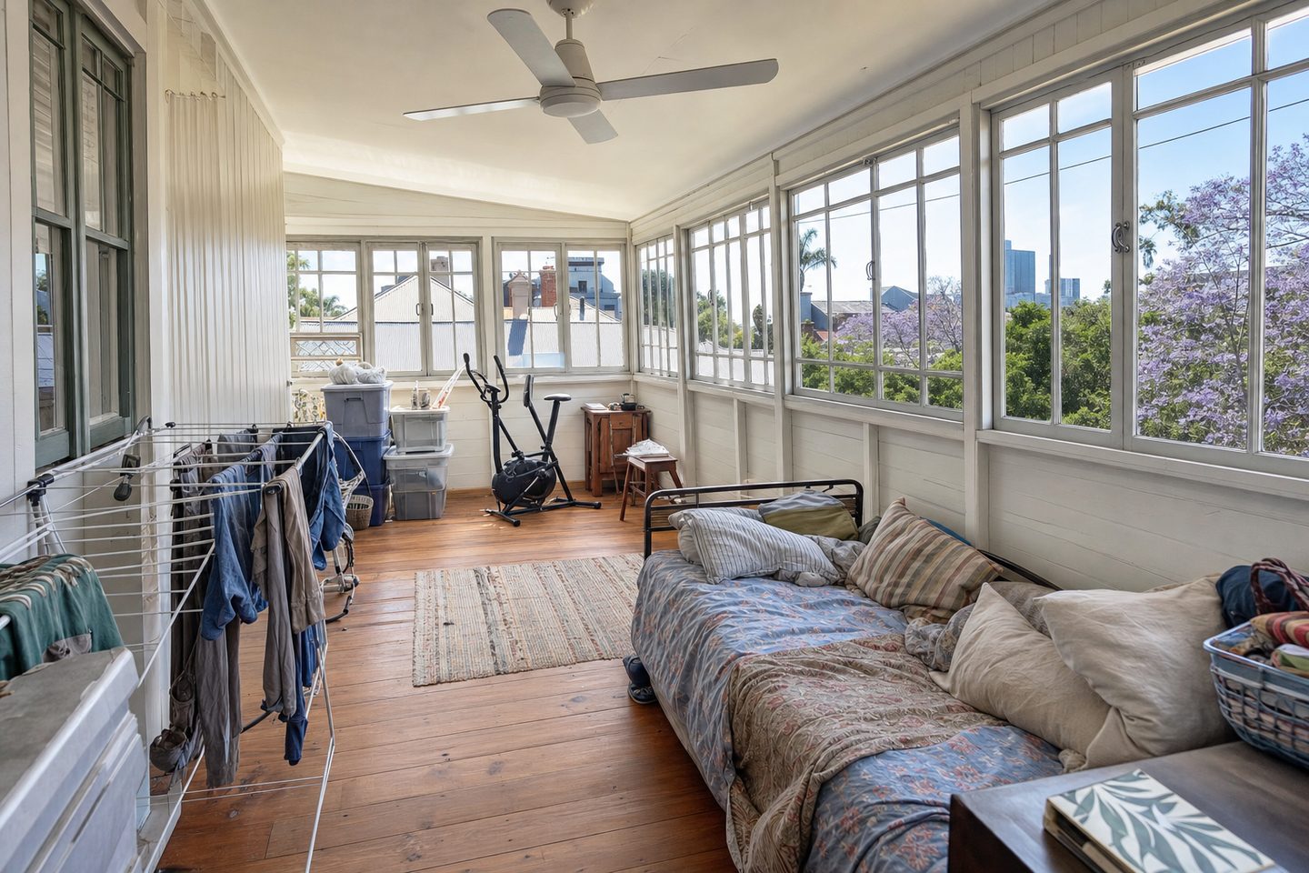 Queenslander verandah sleepout, Paddington — Original