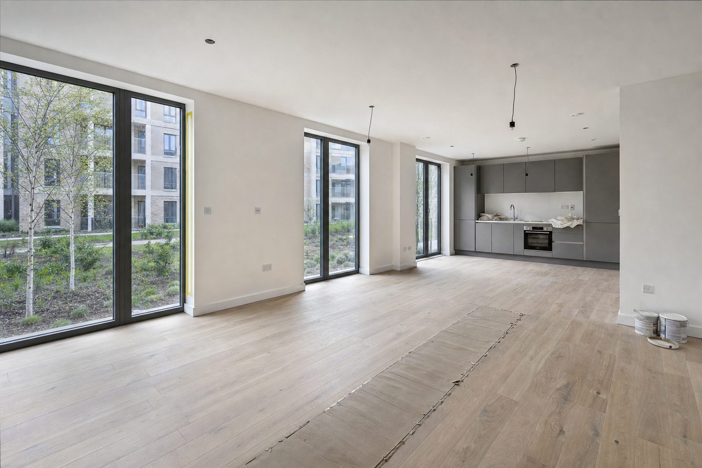 New-build living room, Eddington — Original