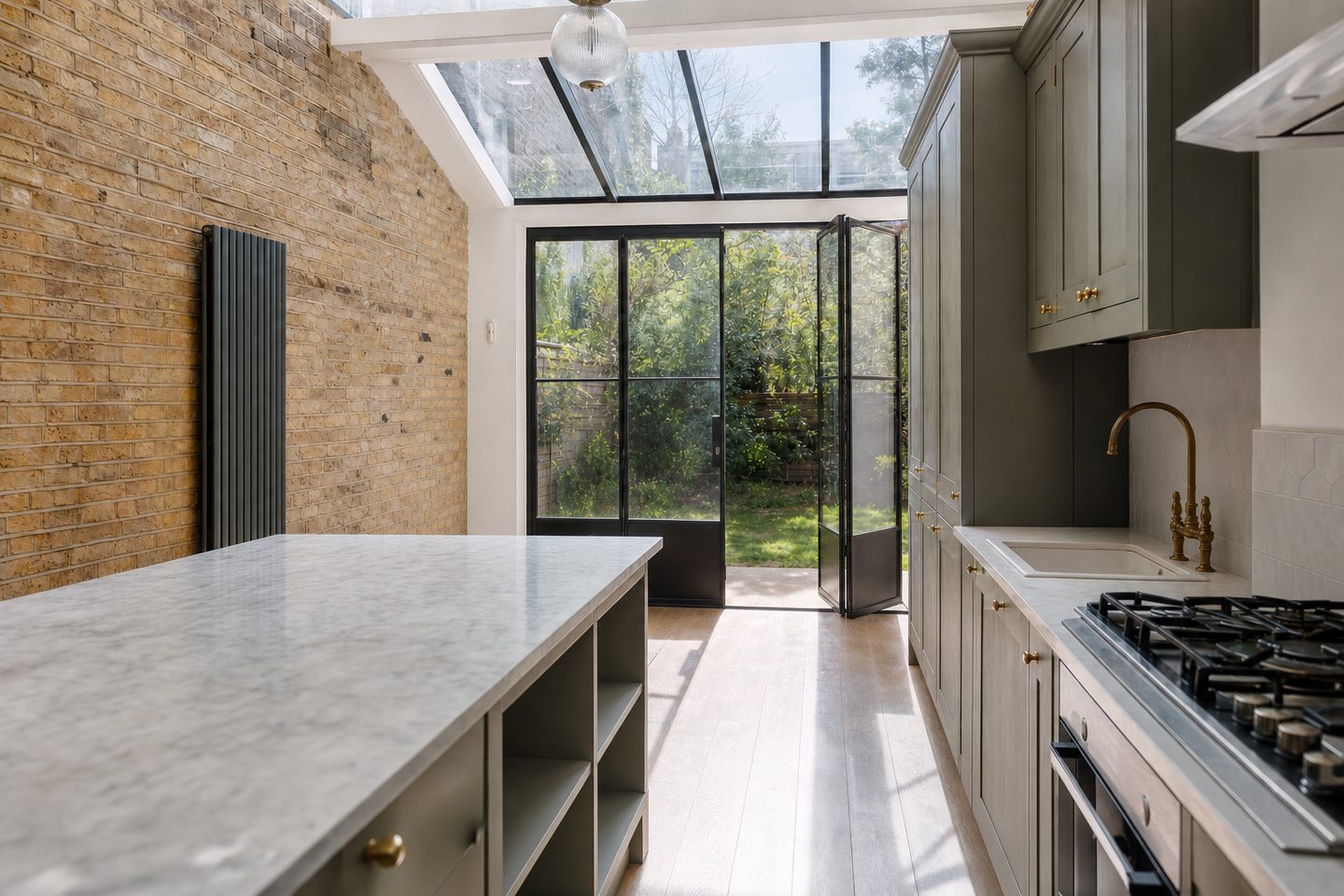 Side-return kitchen-diner, Abbeville Village — Decluttered