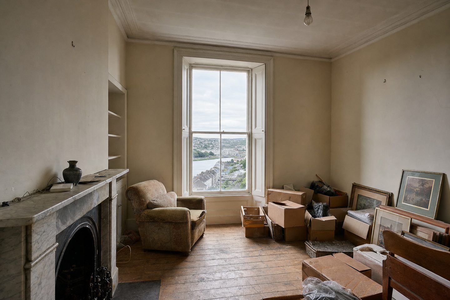 Victorian hillside terrace sitting room, Sunday's Well — Original