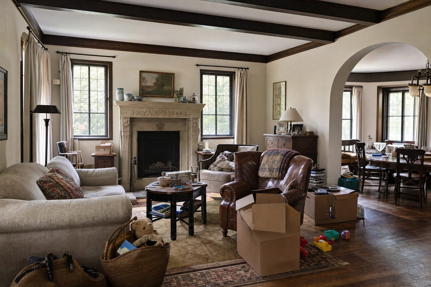 Tudor living room, M Streets — Original