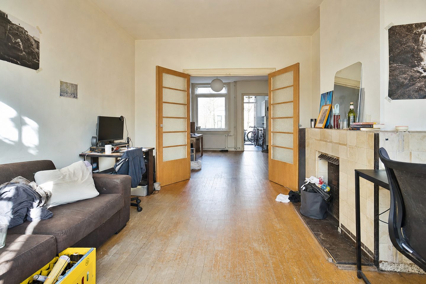 Woonkamer jaren-30 tussenwoning, Wippolder — Origineel