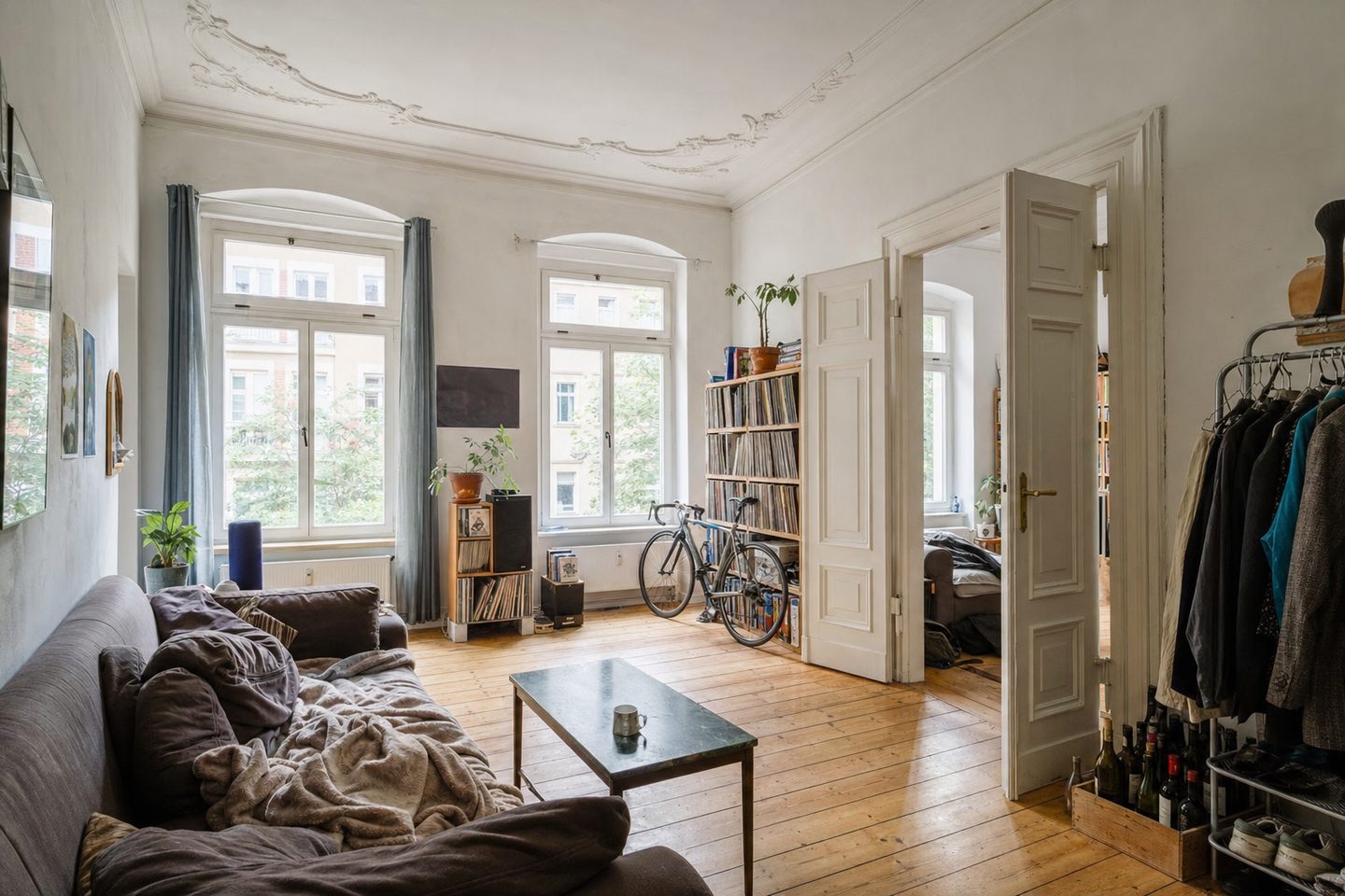 Gründerzeit-Wohnzimmer, Äußere Neustadt — Original