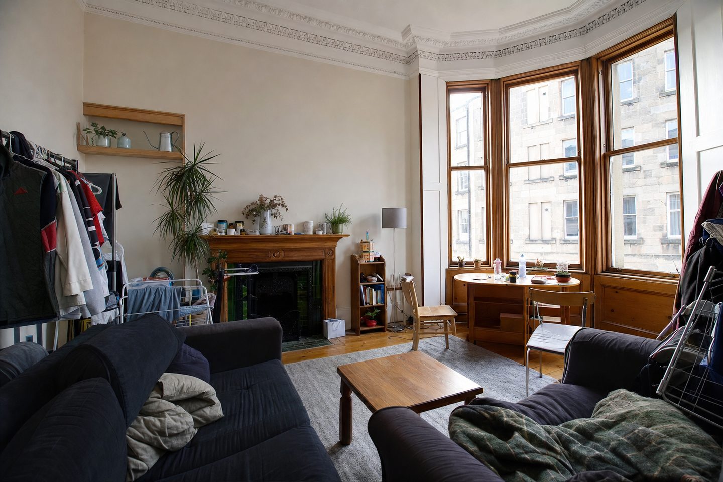 Stone tenement living room, Leith — Original
