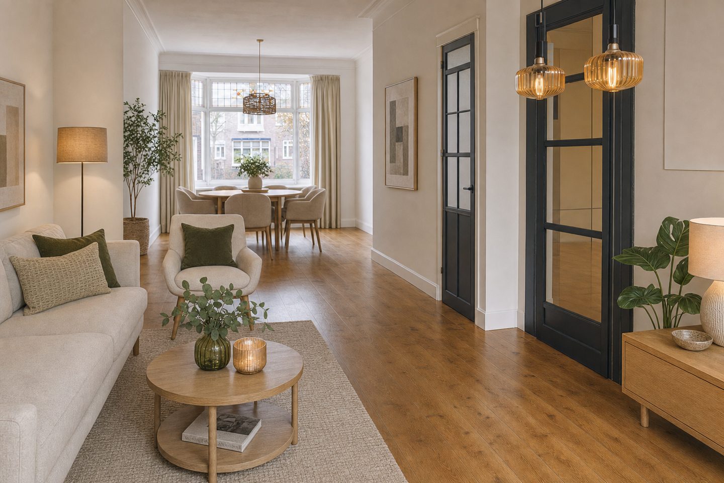 Jaren-30 woonkamer, Stratum — Gestyled
