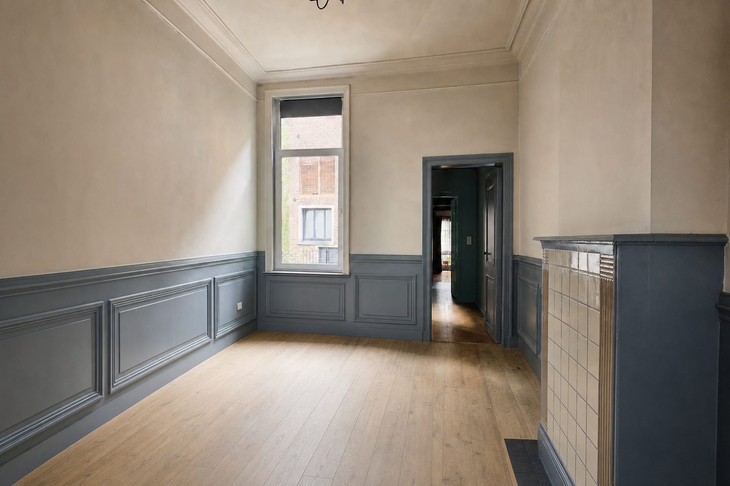 Woonkamer arbeidersrijwoning, Brugse Poort — Opgeruimd