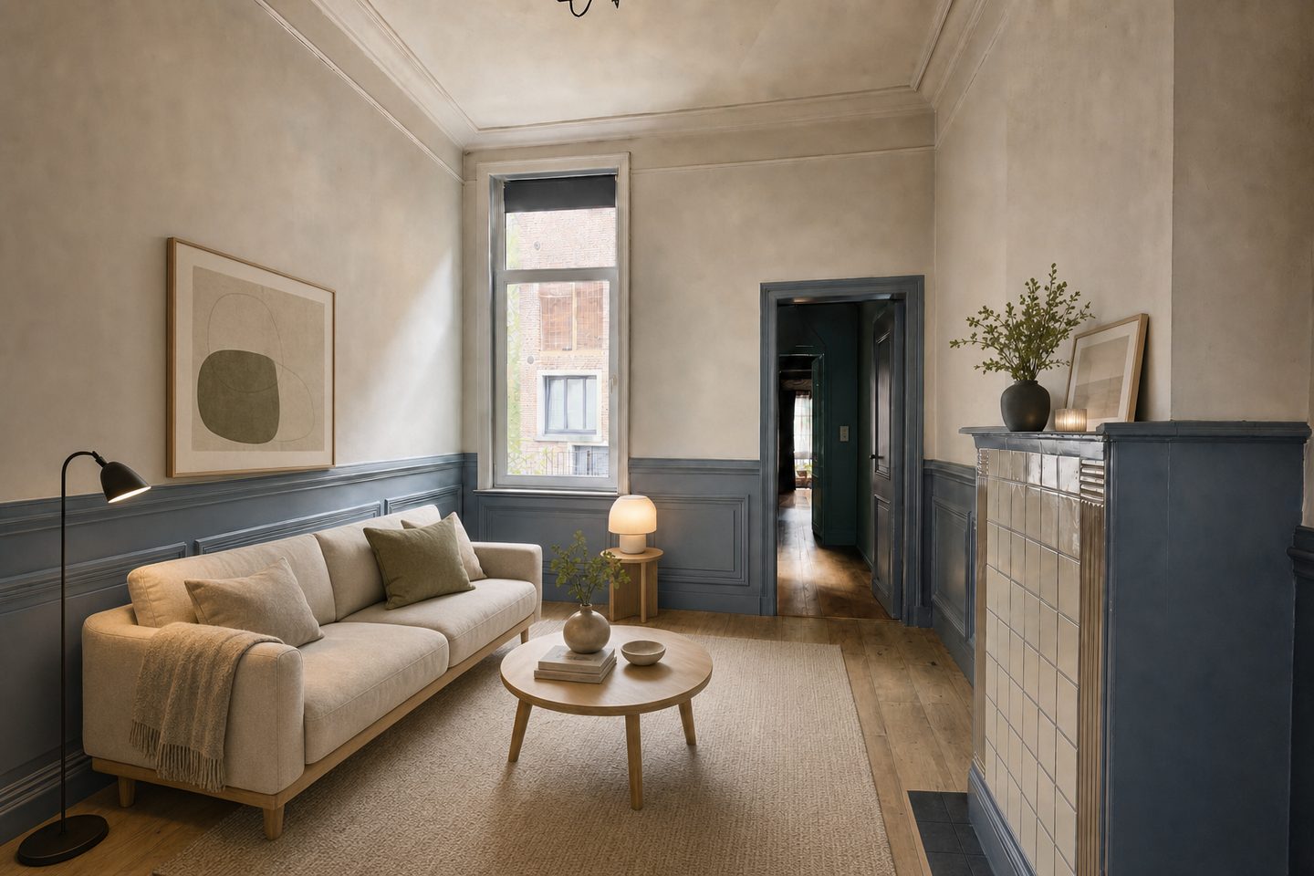 Woonkamer arbeidersrijwoning, Brugse Poort — Gestyled