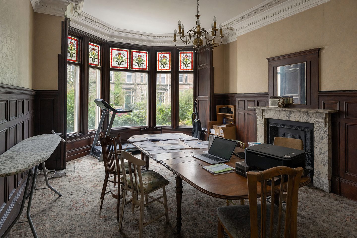 Villa dining room, Pollokshields — Original