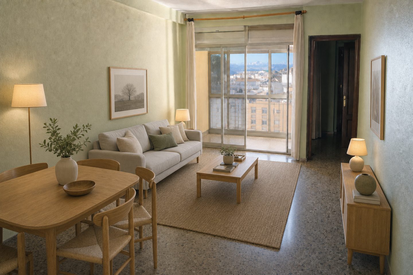 Piso de los setenta, Camino de Ronda — Ambientado