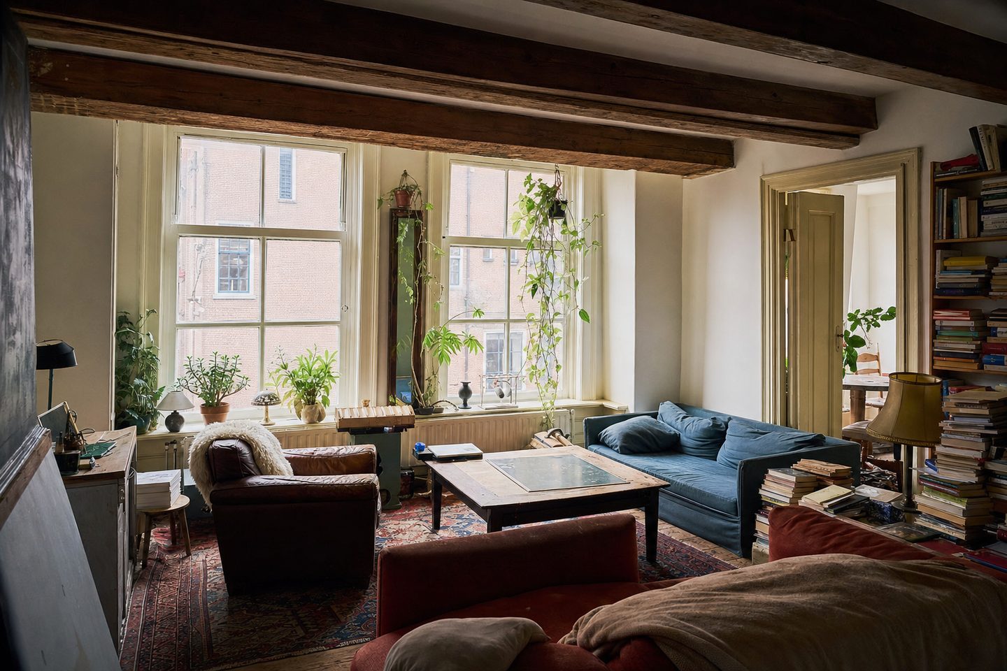Woonkamer grachtenpand, Hoge der A — Origineel
