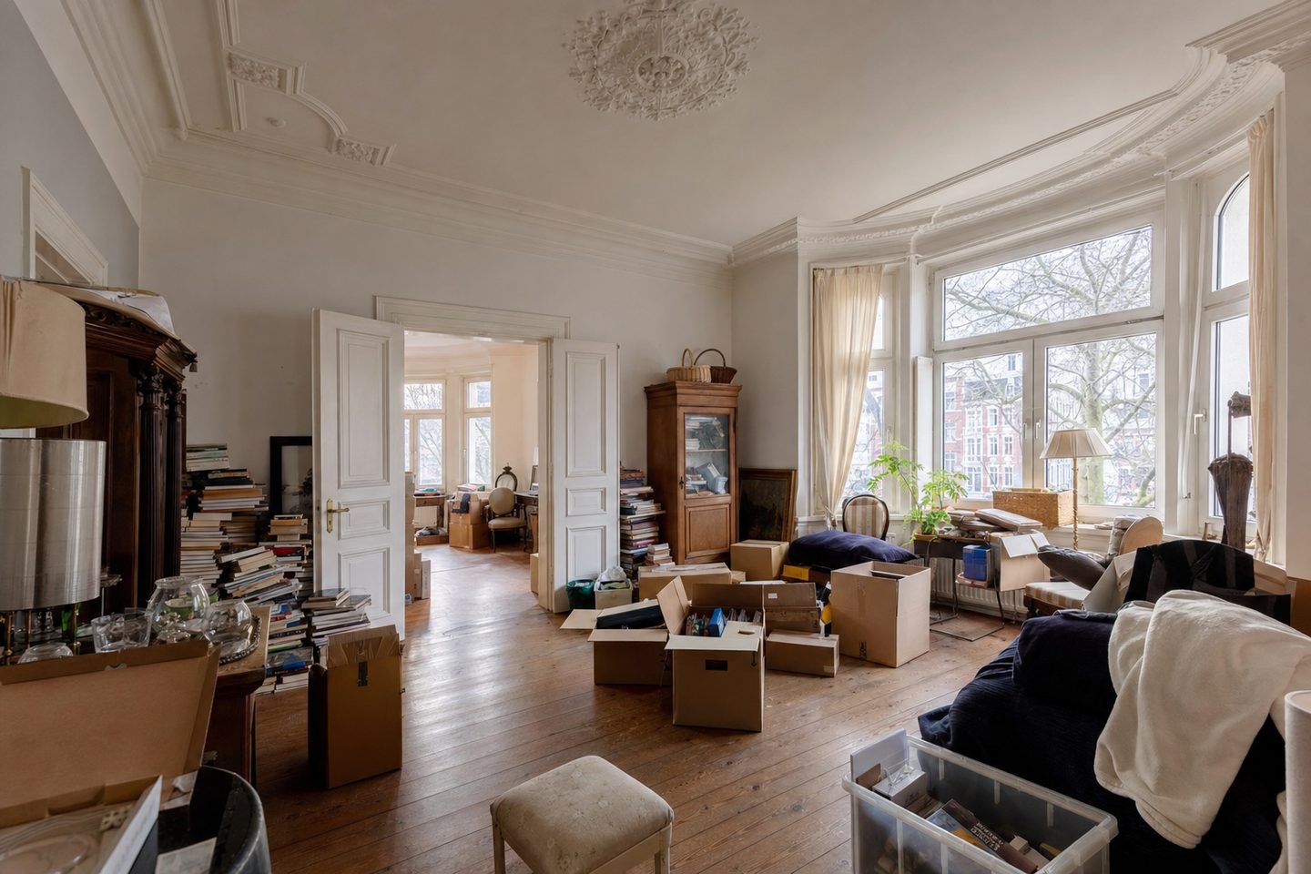 Altbau-Wohnzimmer, Eppendorf — Original