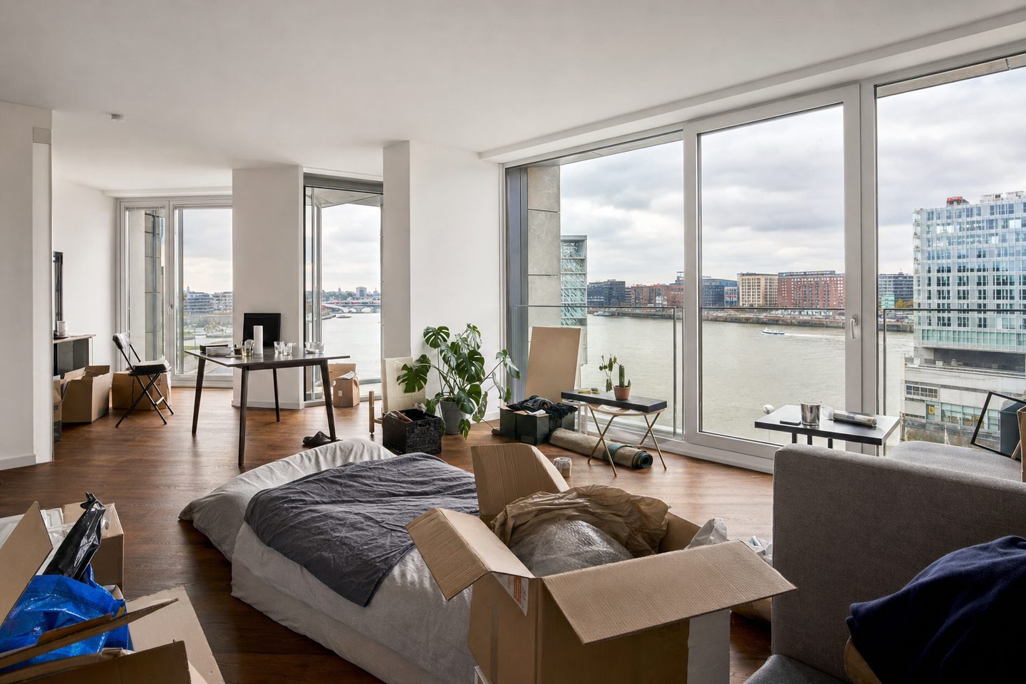 Wohnung mit Elbblick, HafenCity — Original