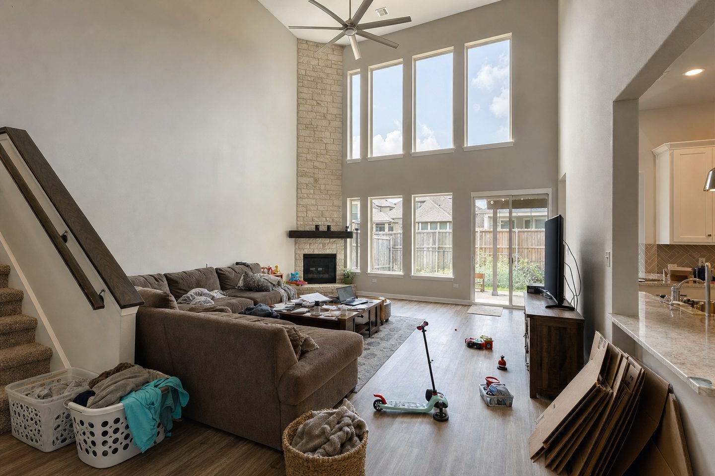 Spec-home family room, Katy — Original