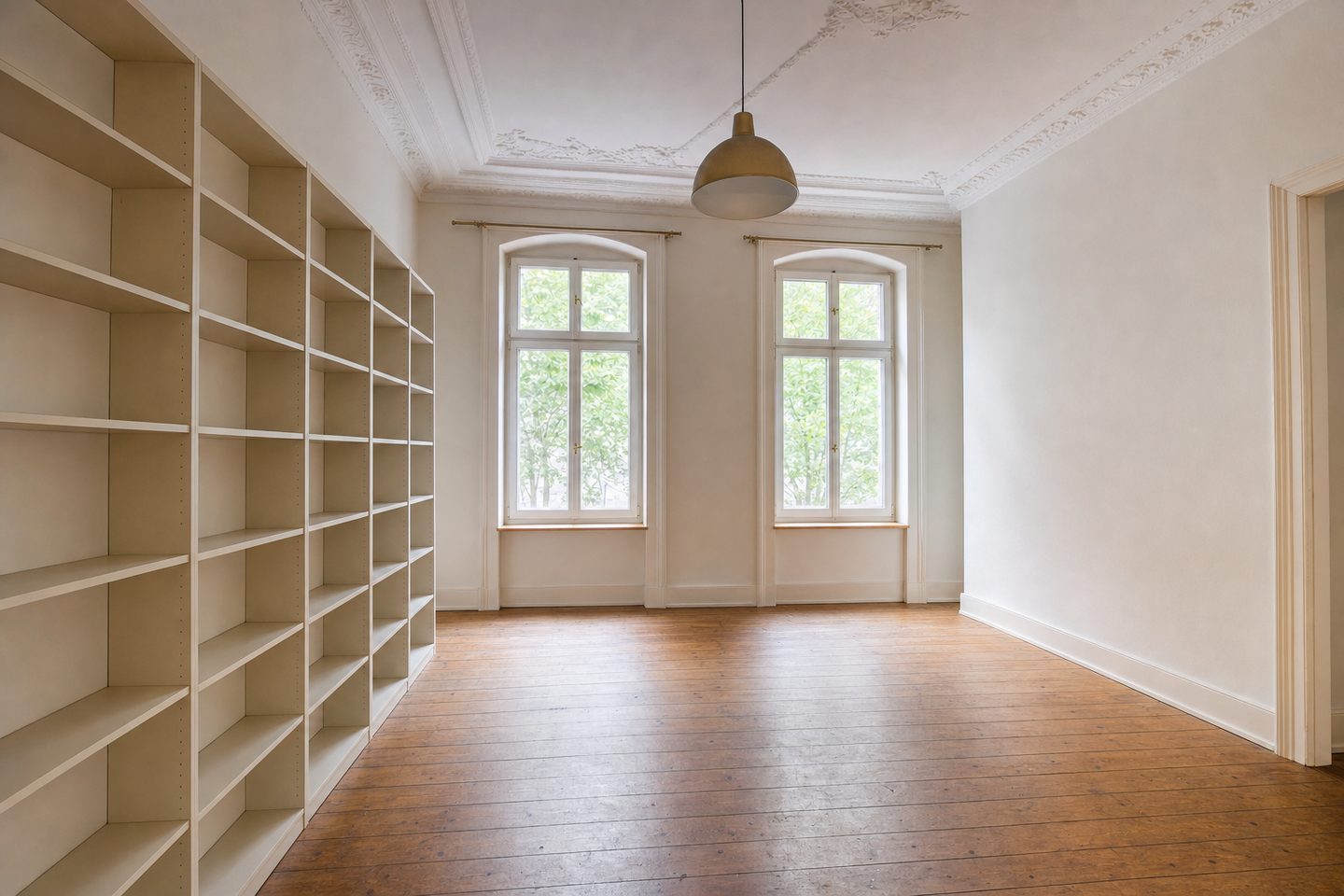 Gründerzeit-Wohnzimmer, Ehrenfeld — Entrümpelt