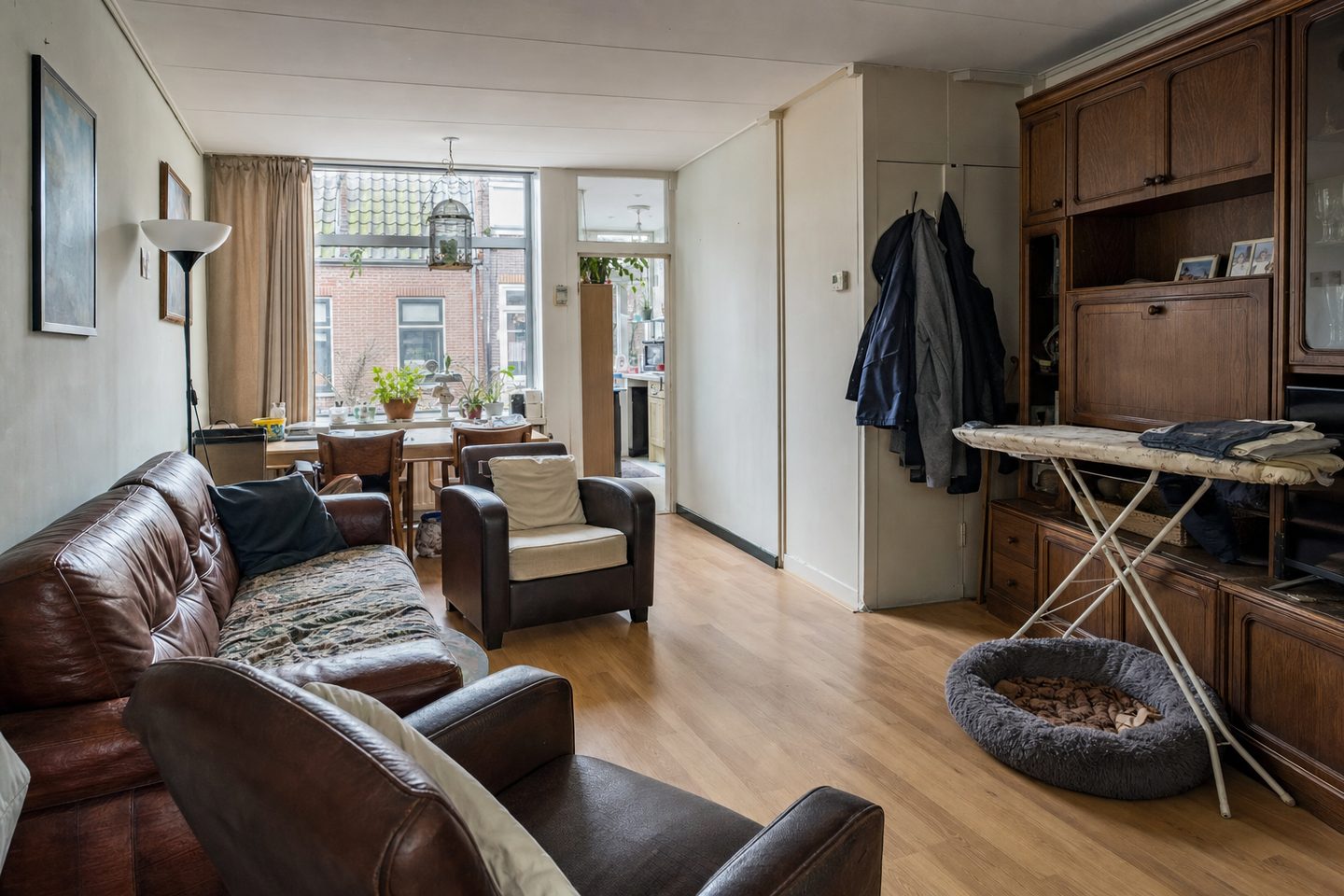 Woonkamer arbeiderswoning, De Kooi — Origineel