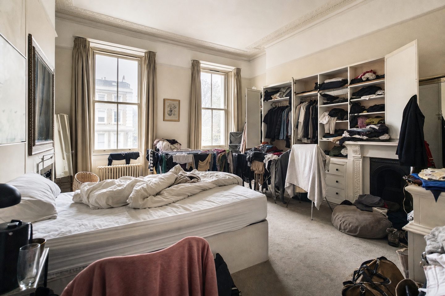 Mansion flat bedroom, west London — Original