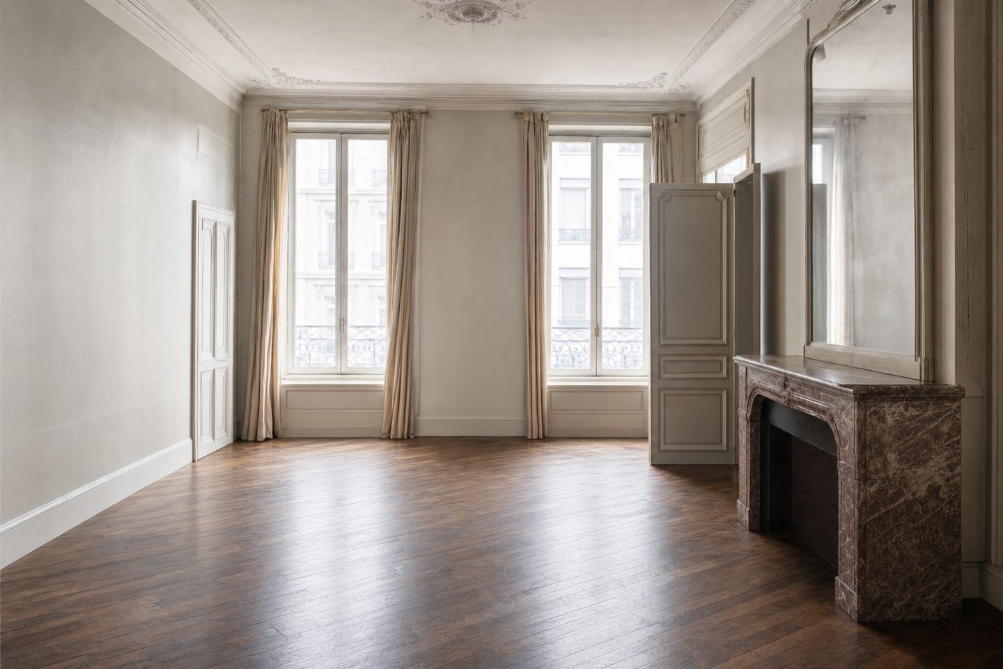 Séjour bourgeois, Presqu'île — Désencombré