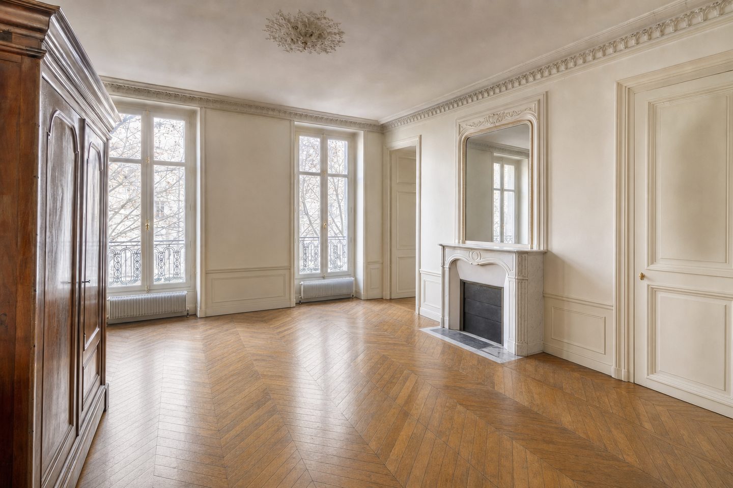 Séjour haussmannien, Prado — Désencombré