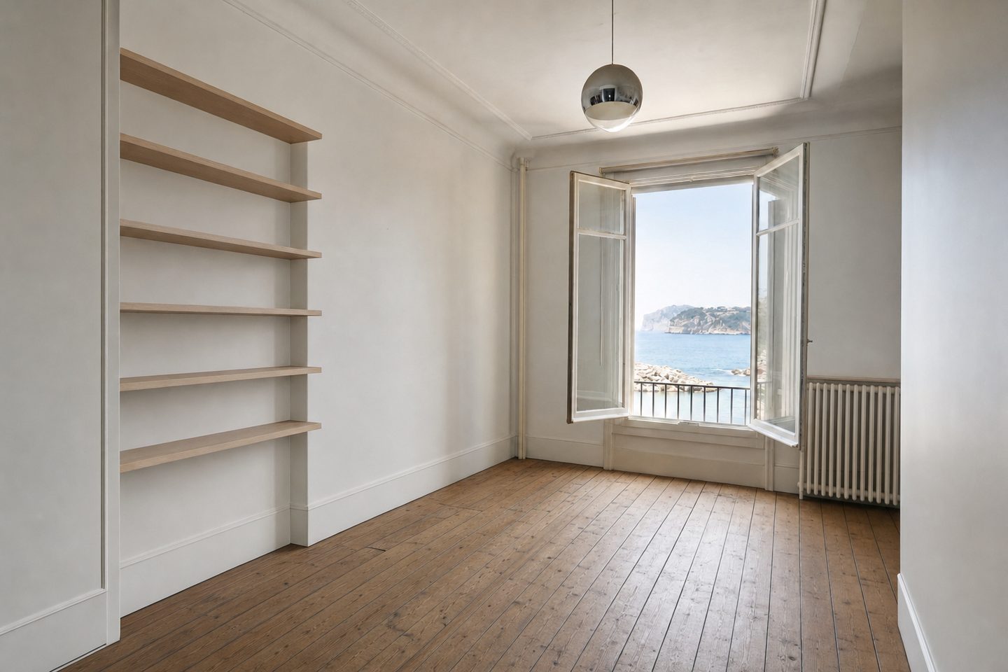 Appartement vue mer, Endoume — Désencombré