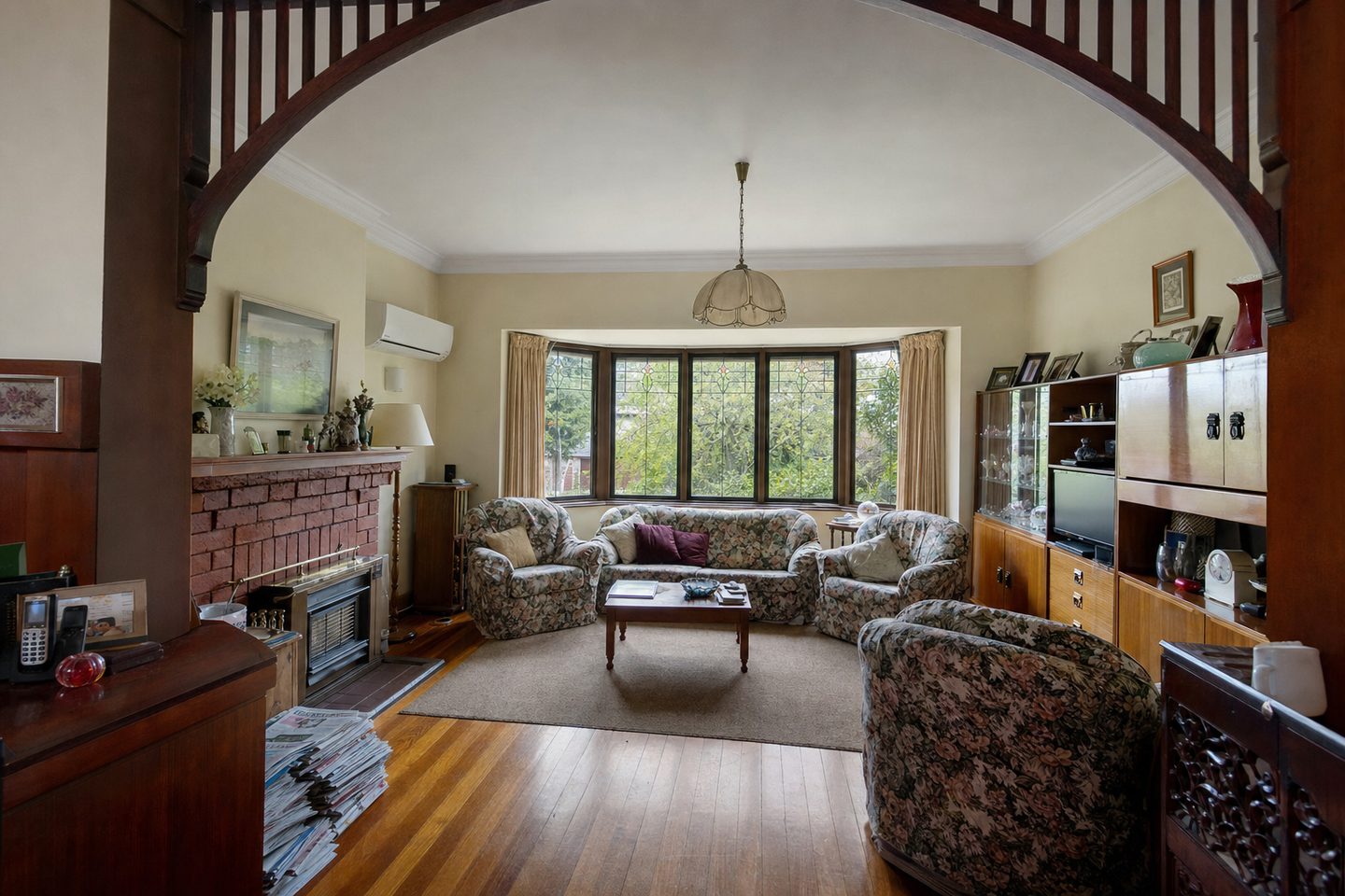 Californian bungalow lounge room, Camberwell — Original