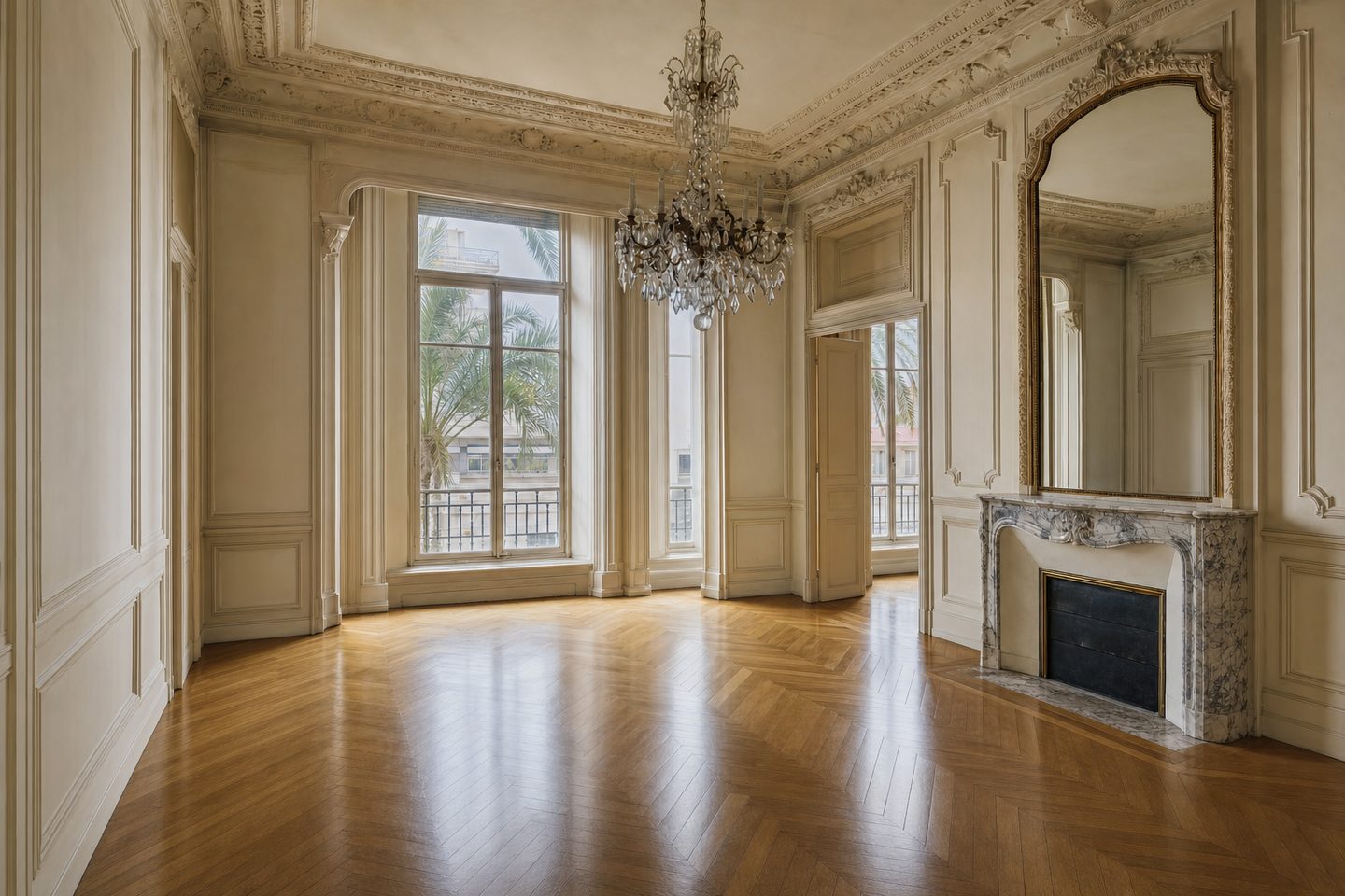 Séjour Belle Époque, Carré d'Or — Désencombré