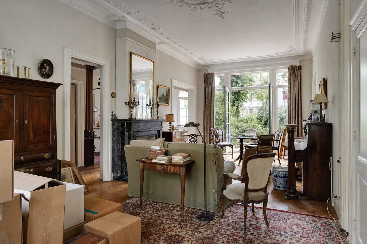 Herenhuis-salon bij het Vondelpark — Origineel