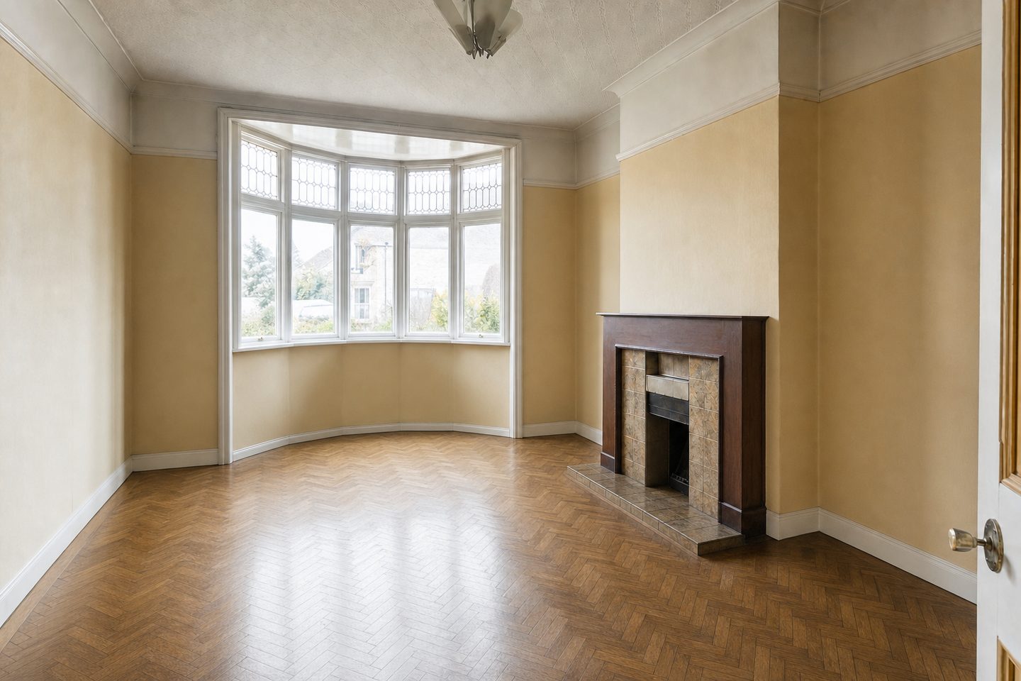 1930s semi sitting room, Headington — Decluttered