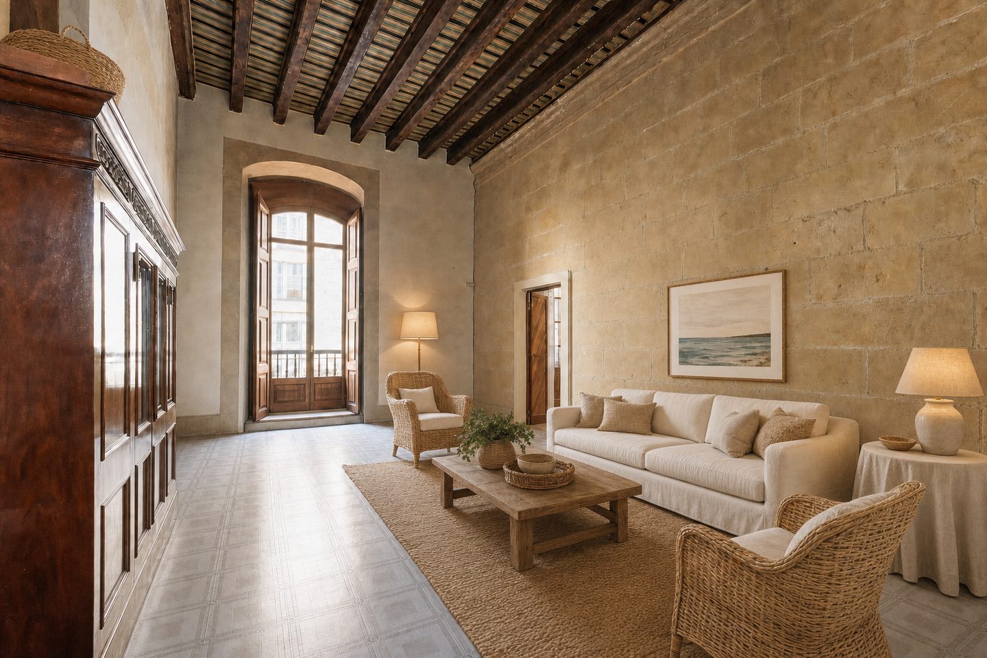 Piso de palacio, La Lonja — Ambientado