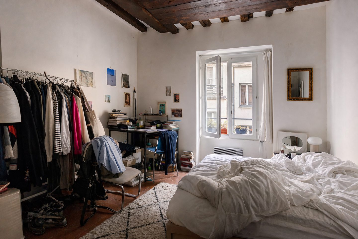 Studio optimisé, Le Marais — Original