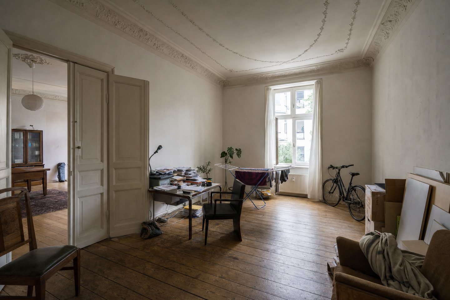 Berliner Zimmer im Gründerzeit-Altbau, Helmholtzkiez — Original