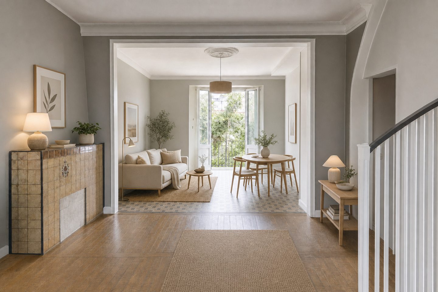 Maison rennaise, Sainte-Thérèse — Mis en scène