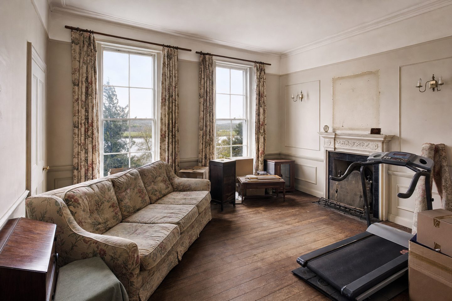 Drawing room of a Georgian townhouse, Richmond Hill — Original
