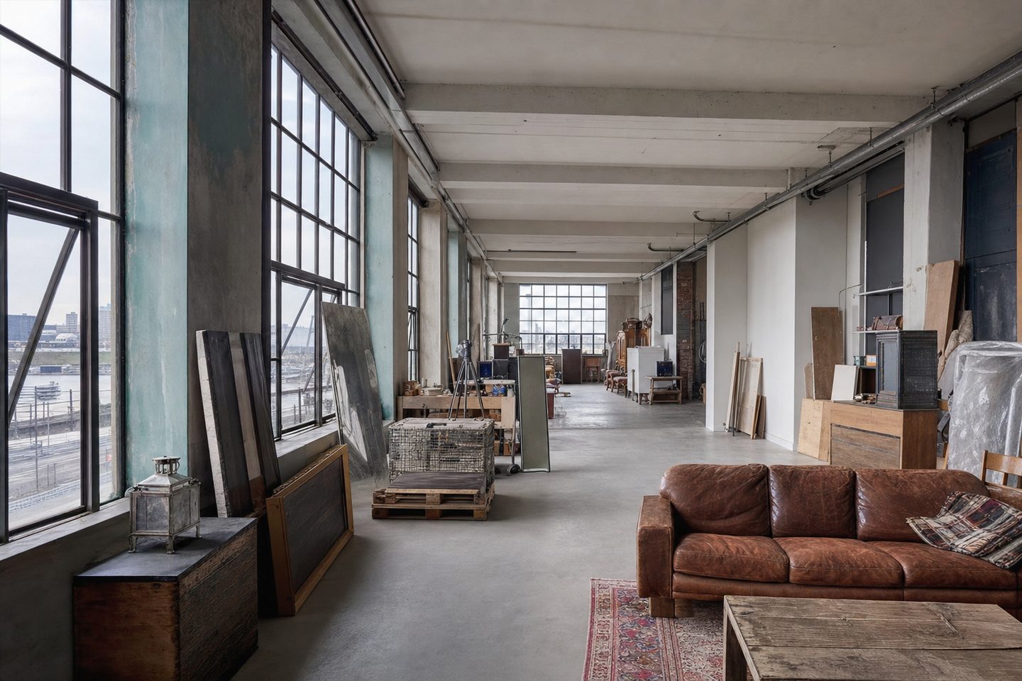 Loft in havenpand, Katendrecht — Origineel