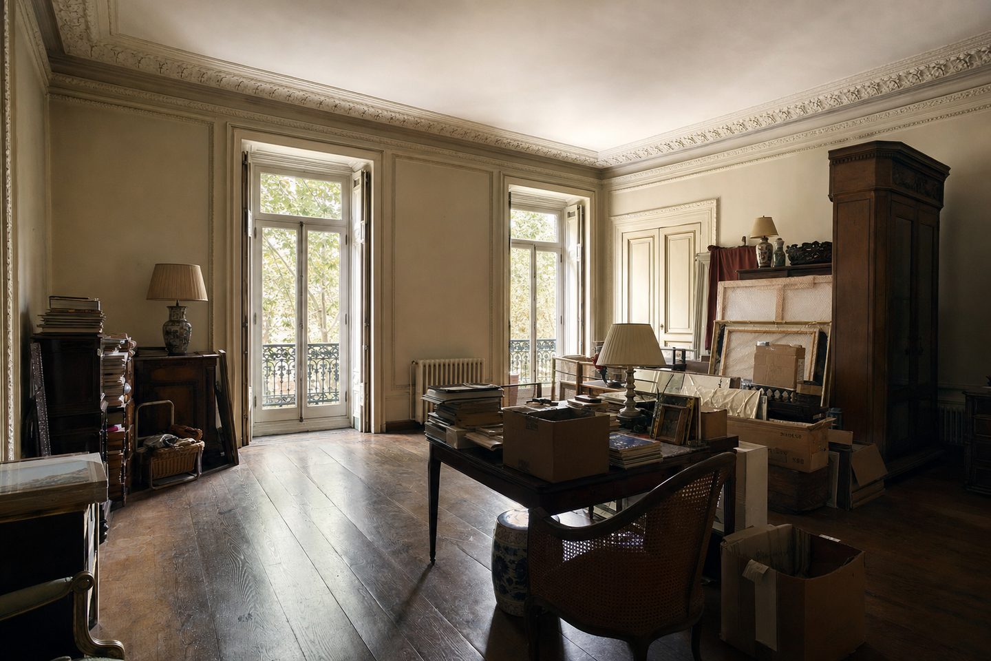 Salón de finca señorial en Recoletos — Original