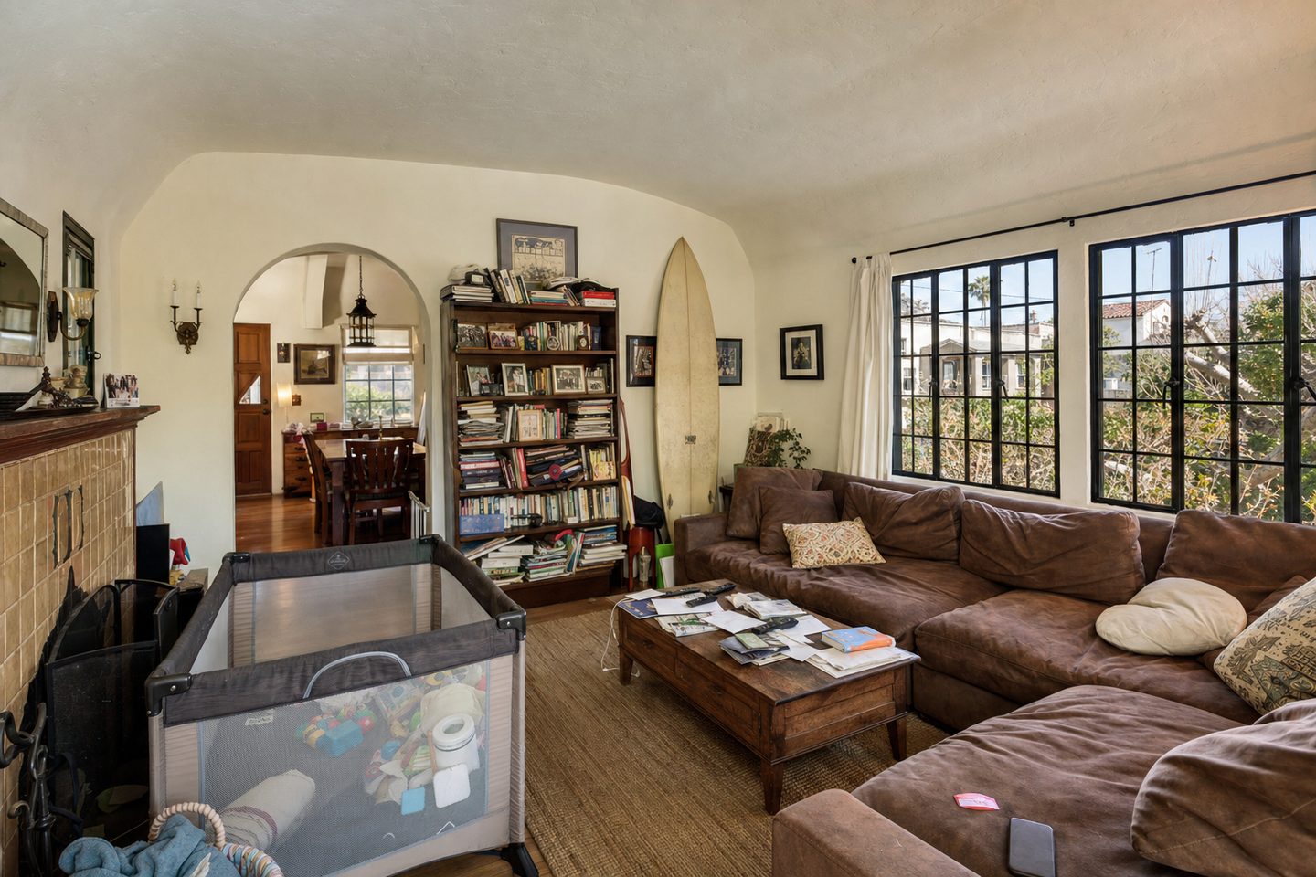 Spanish Revival living room, Kensington — Original