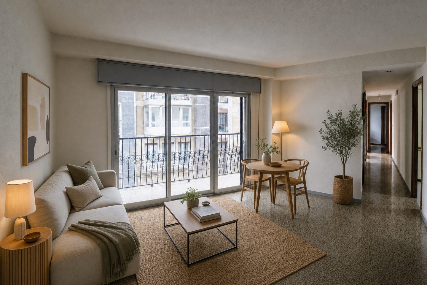 Salón junto a la Zurriola, Gros — Ambientado