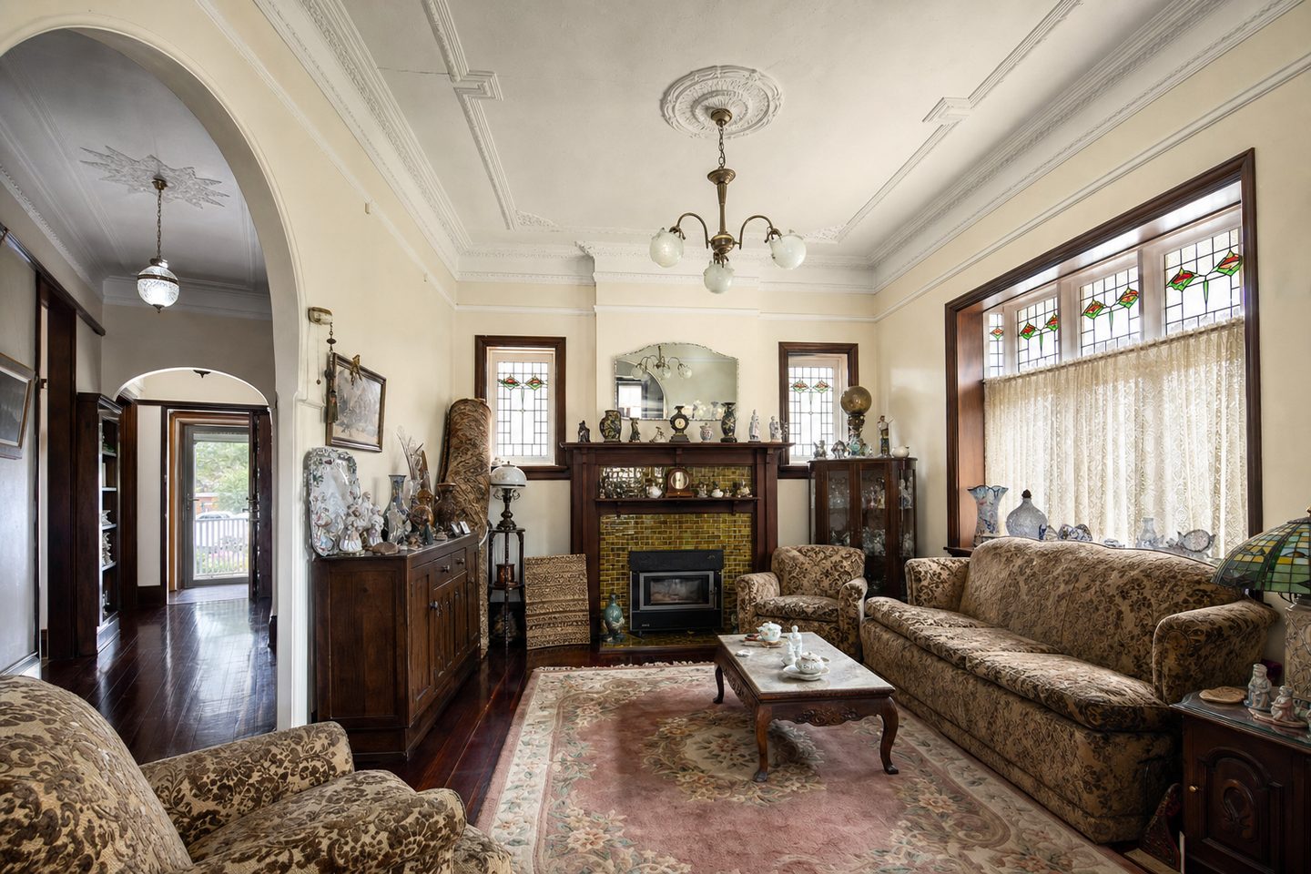 Federation house lounge room, Haberfield — Original