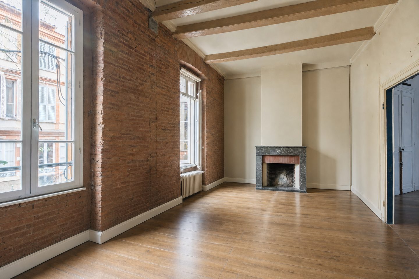 Appartement ancien, Les Carmes — Désencombré
