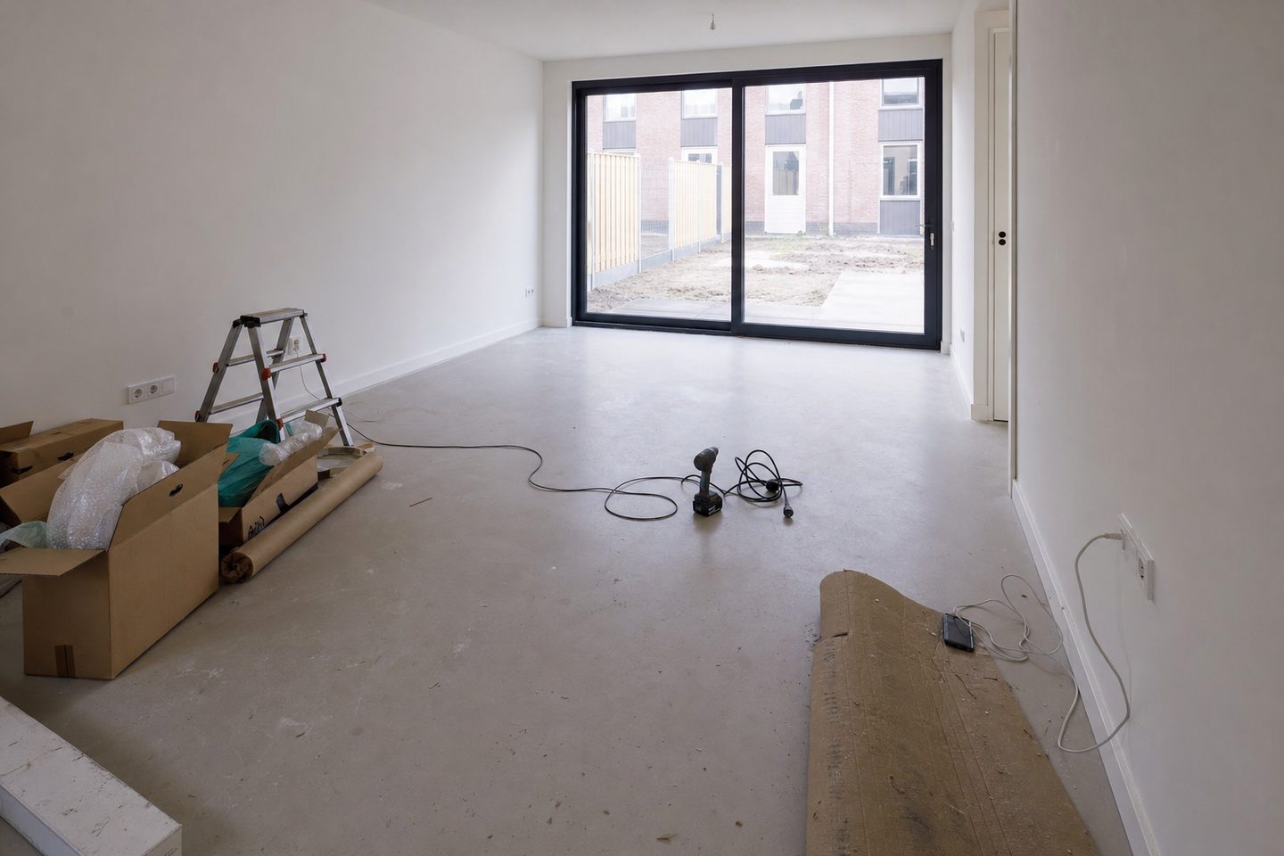 Woonkamer nieuwbouw, Breezicht — Origineel