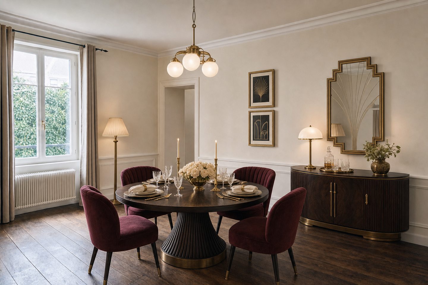 Das Art-déco-Esszimmer — In diesem Stil